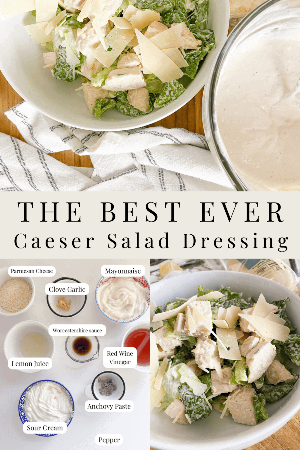 The Best Ever Caesar Salad Dressing - Cooking With Lori