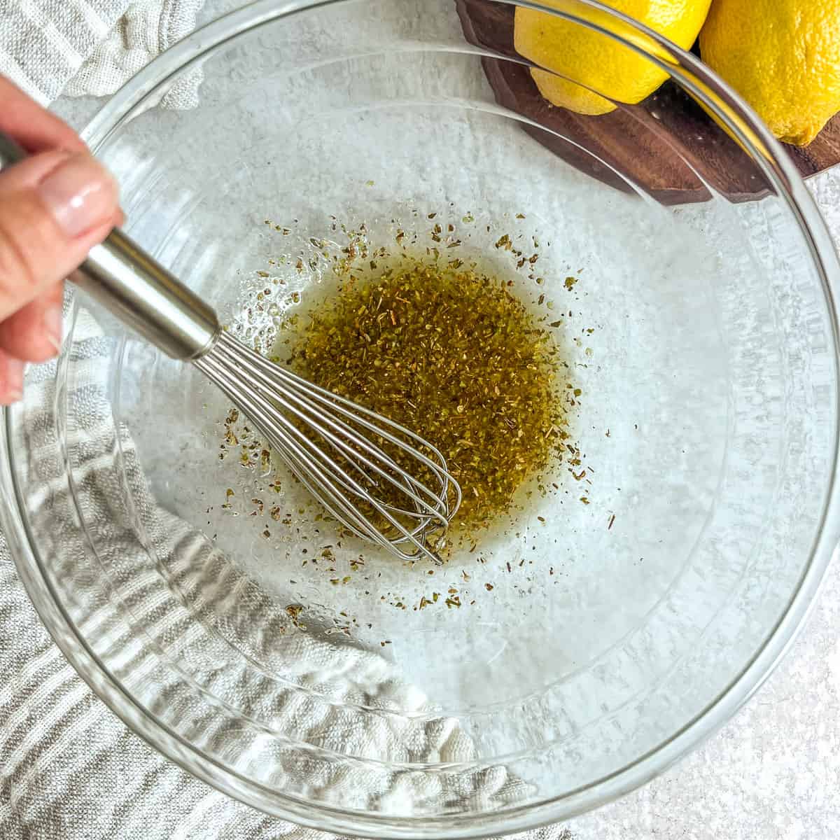 IP Greek Chicken and Rice marinade