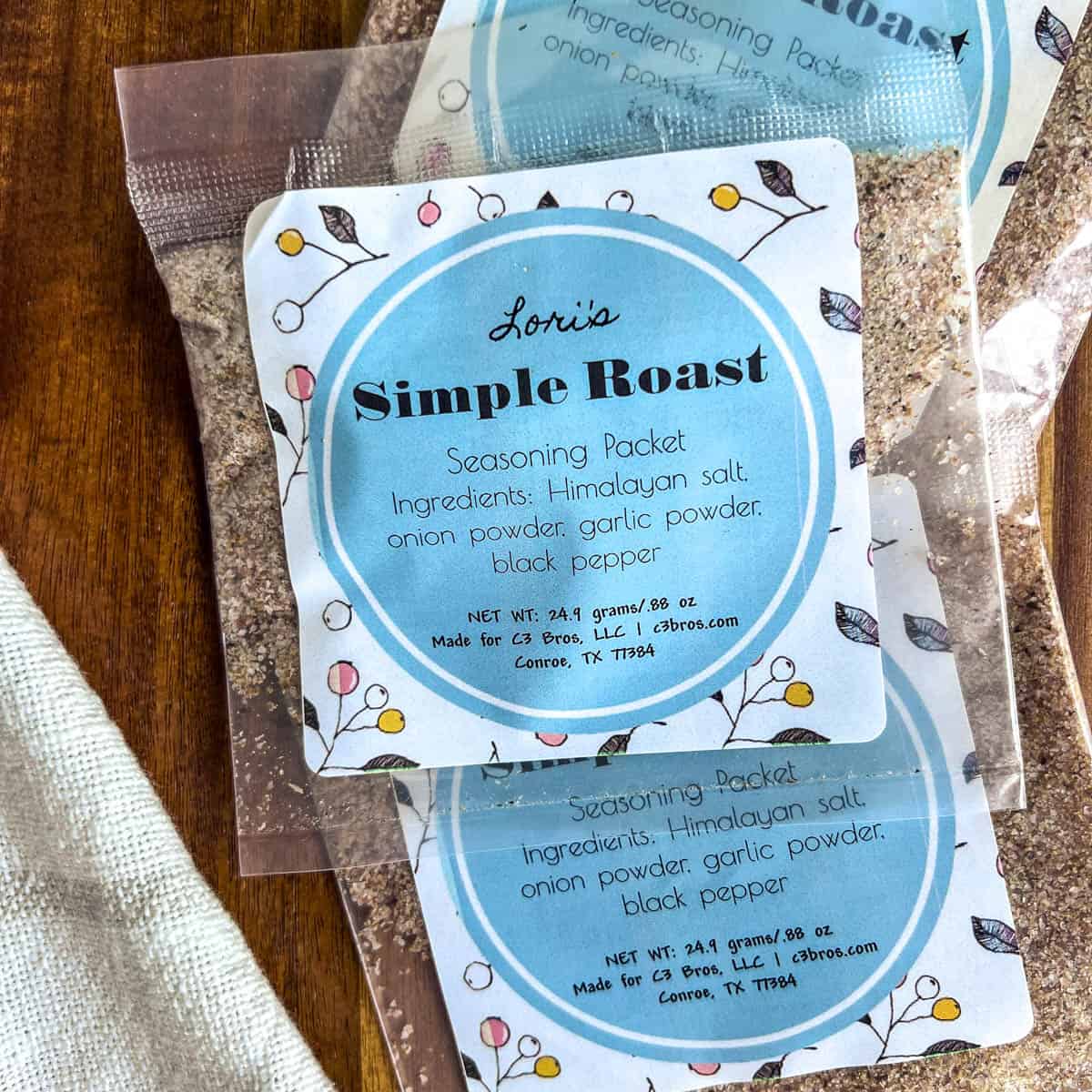 Slow Cooker Pot roast seasoning packets