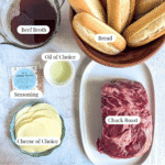 Slow Cooker Pot Roast ingredients