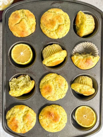 Poppy Seed Muffins baked