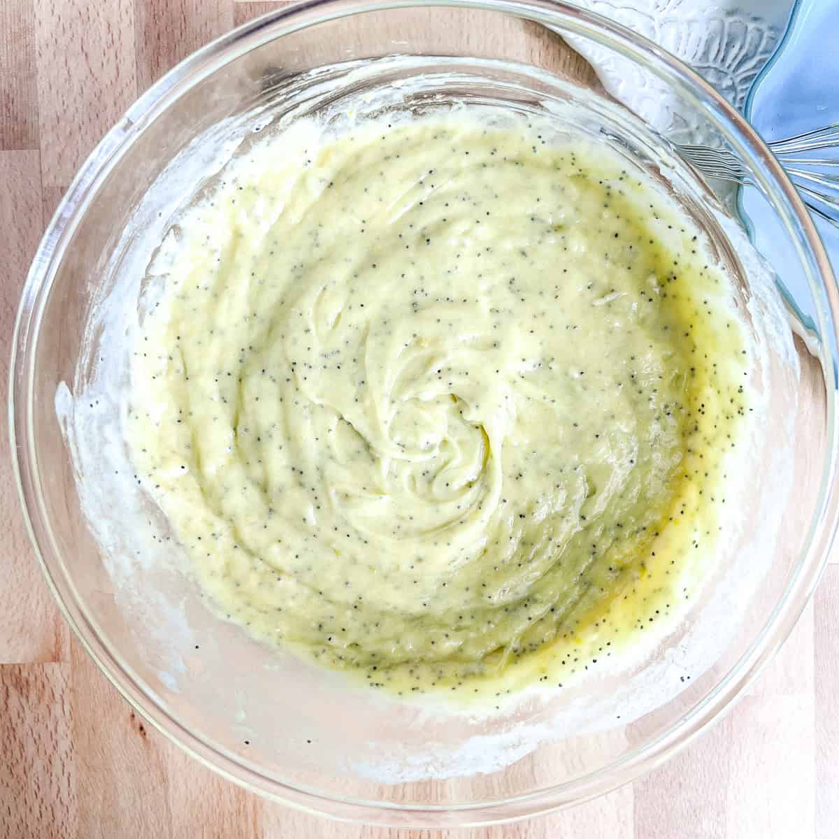 Poppy Seed Muffins batter