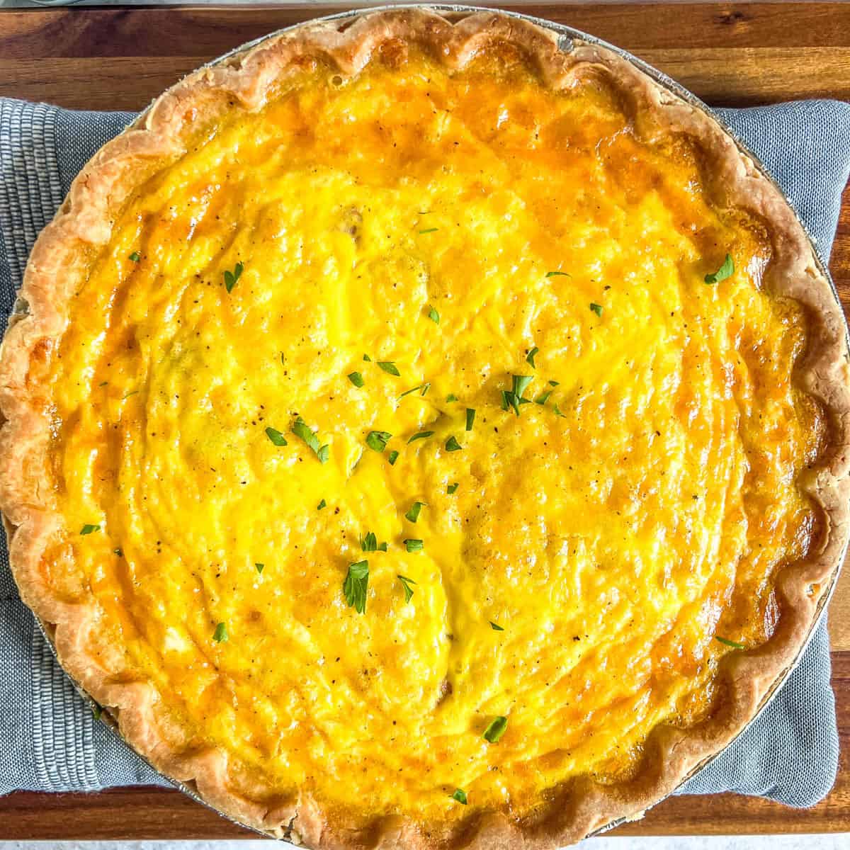 easy quiche recipe baked whole