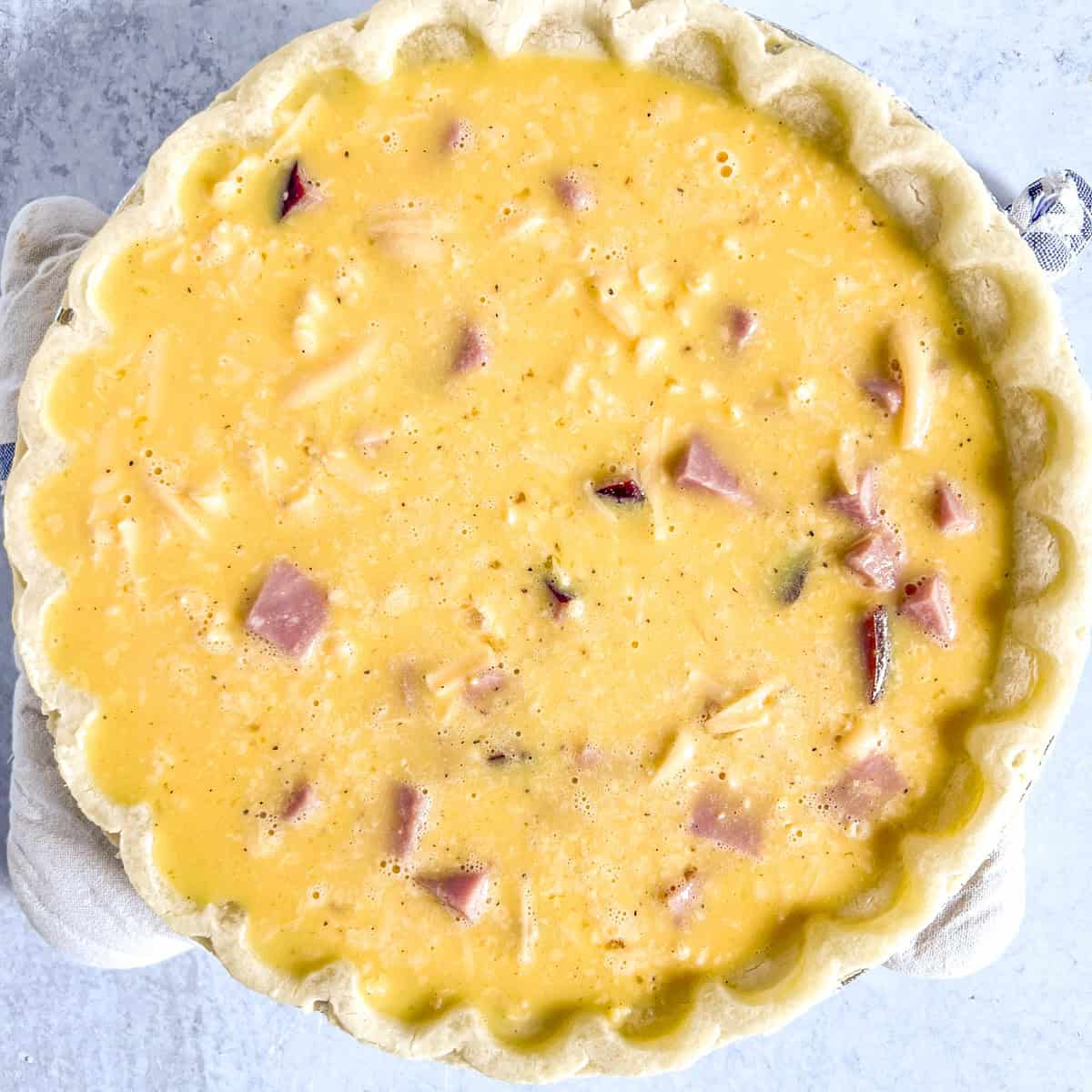 easy quiche recipe unbaked