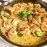 Easy Marry Me Chicken Recipe cooked close up