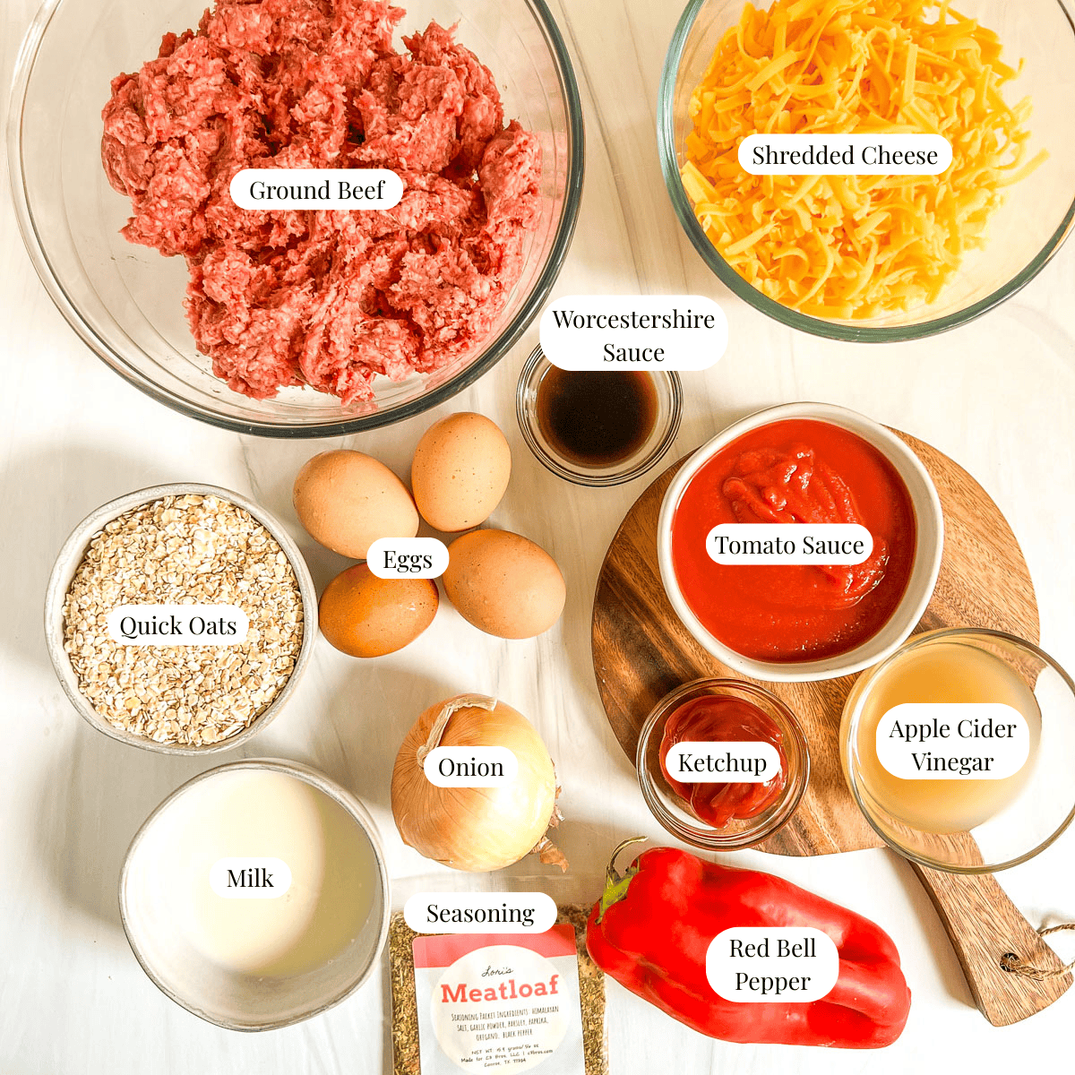 Best Meatloaf Recipe ingredients