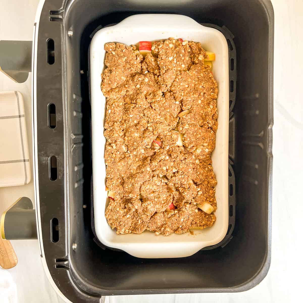 baked apple cobbler in air fryer