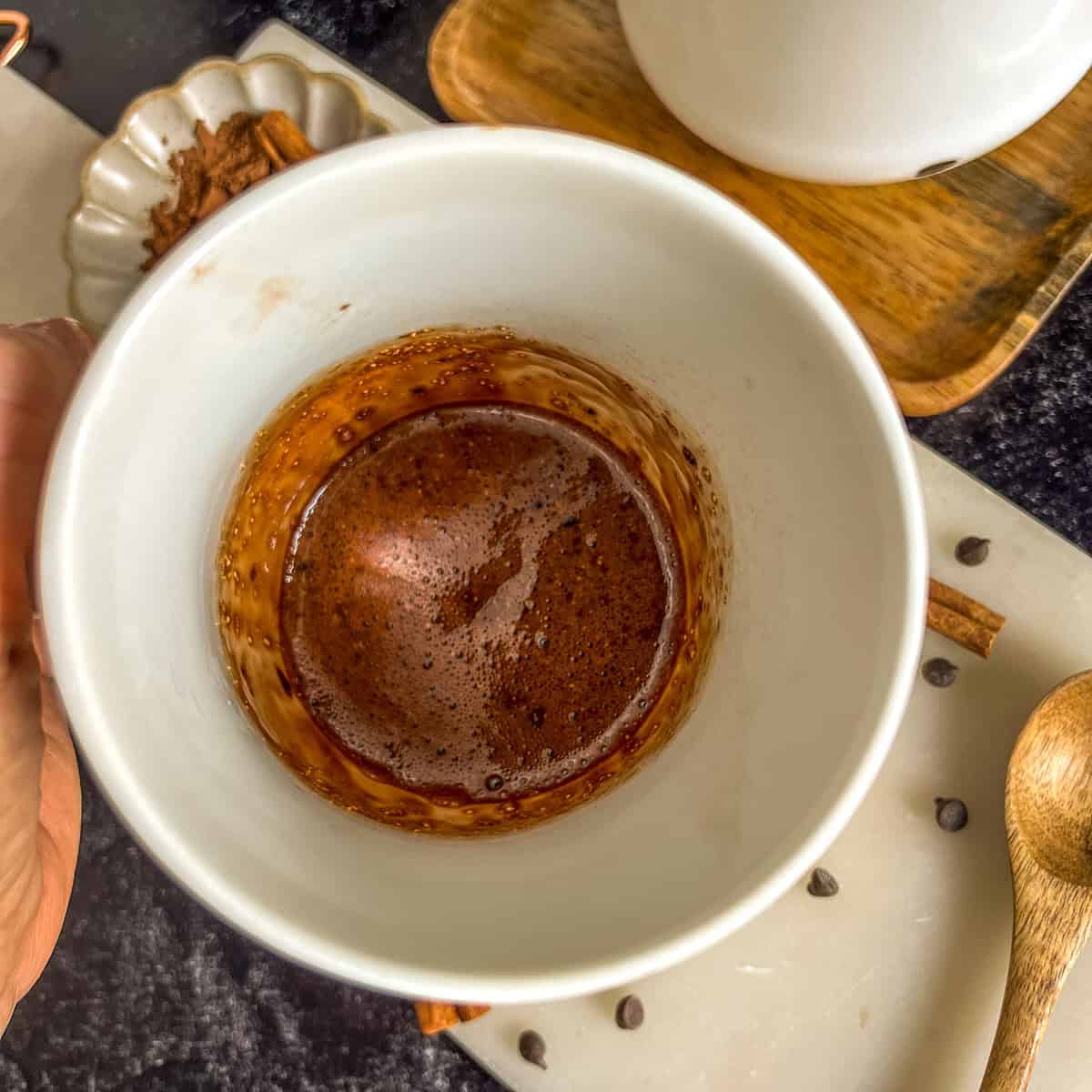 Hot chocolate paste