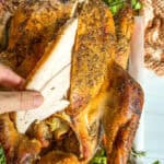 roasted turkey slice