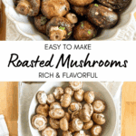 mushrooms in bowls