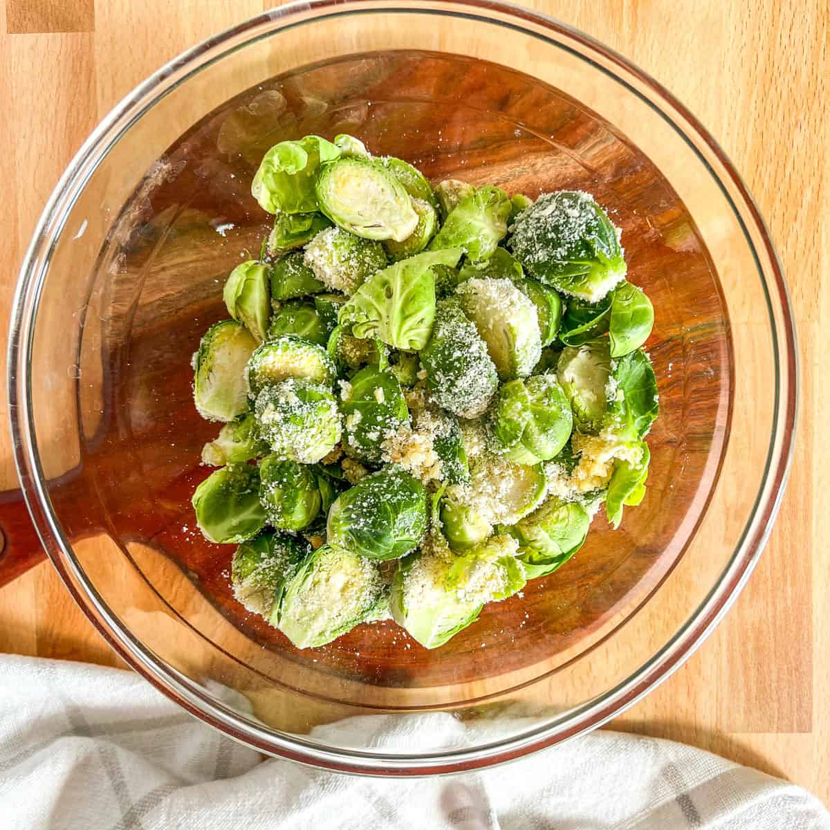 brussel sprouts and parmesan cheese