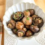 butter tossed mushrooms