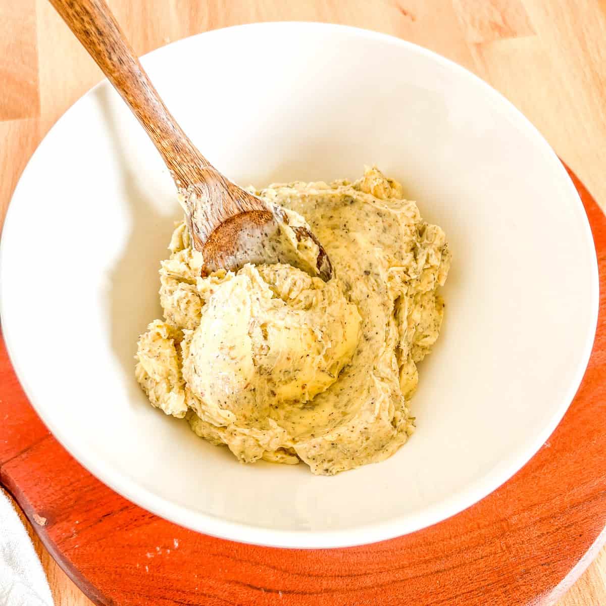 herbs in butter