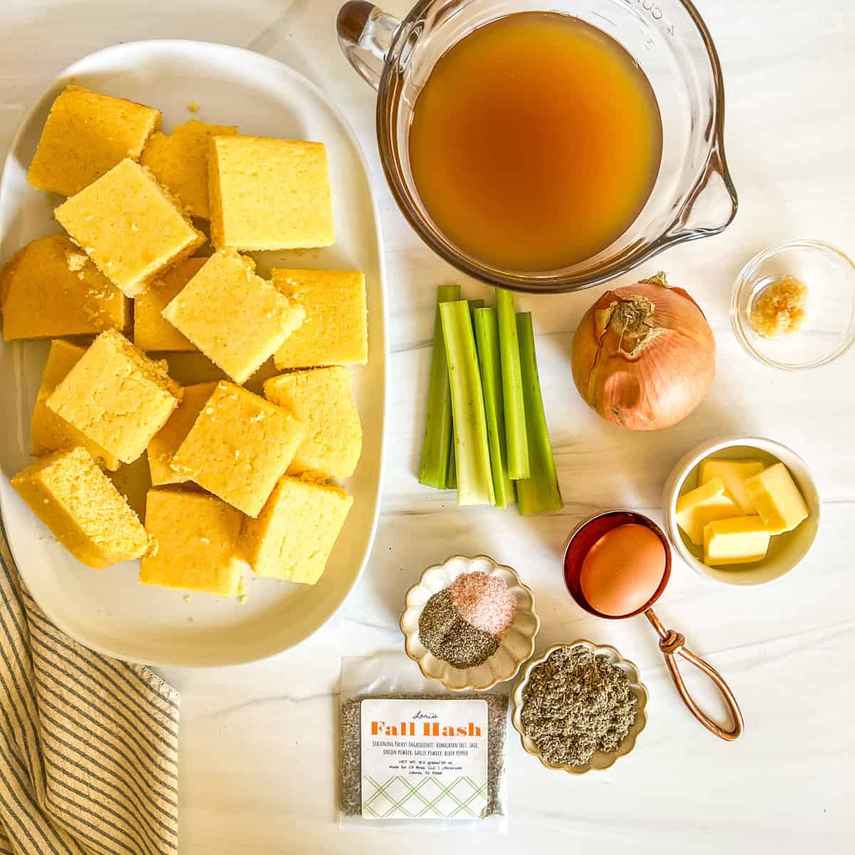 old fashioned cornbread dressing ingredients
