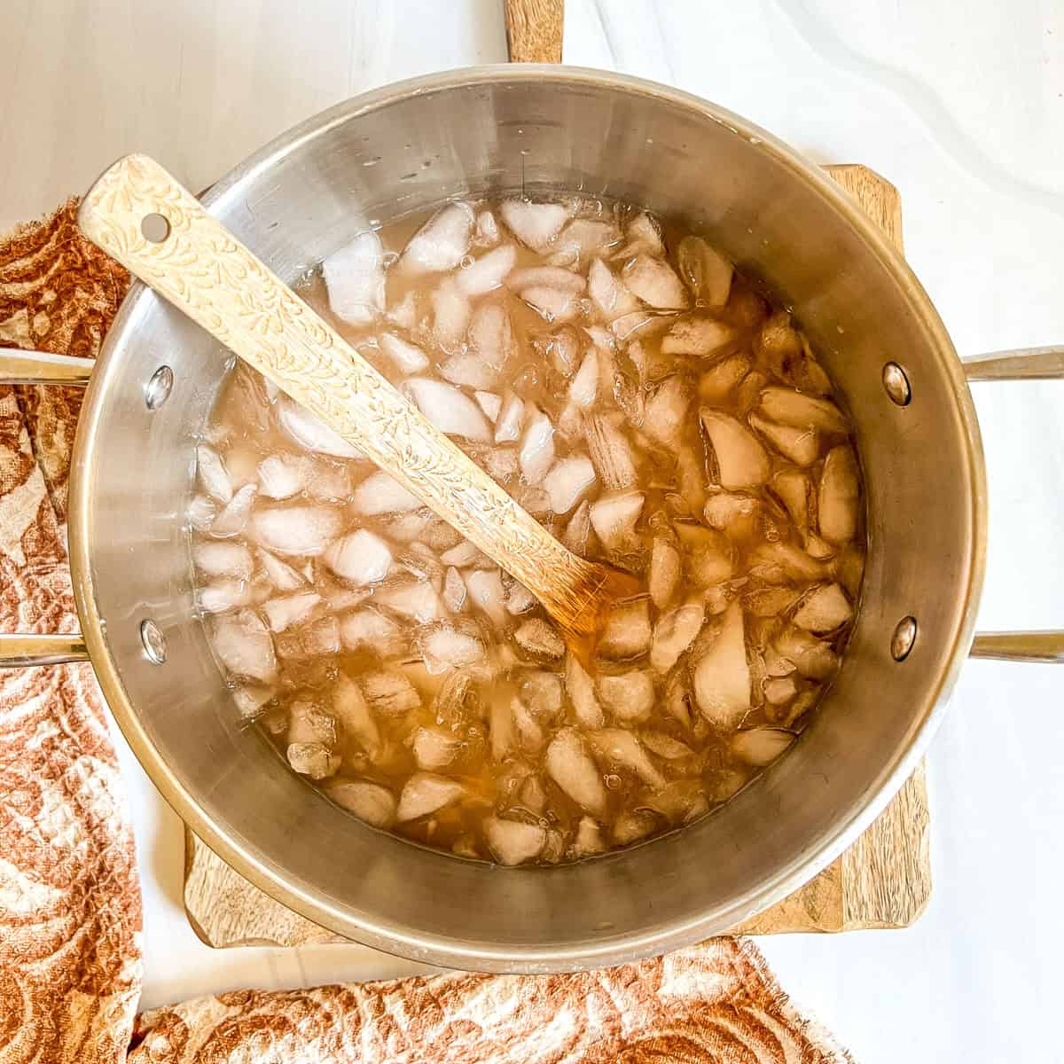 brine liquid with ice