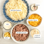 Ingredients for breakfast casserole