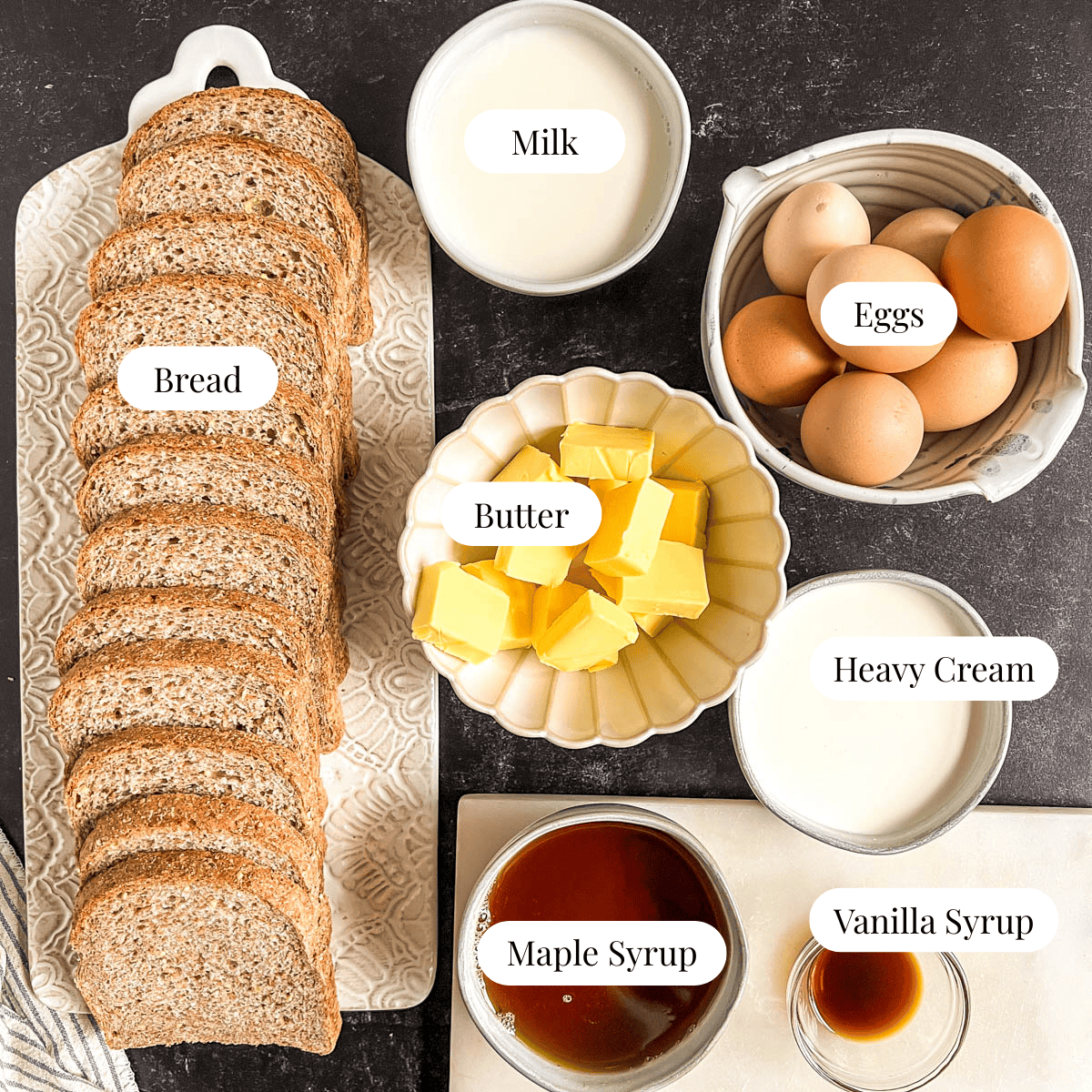 french toast casserole ingredients