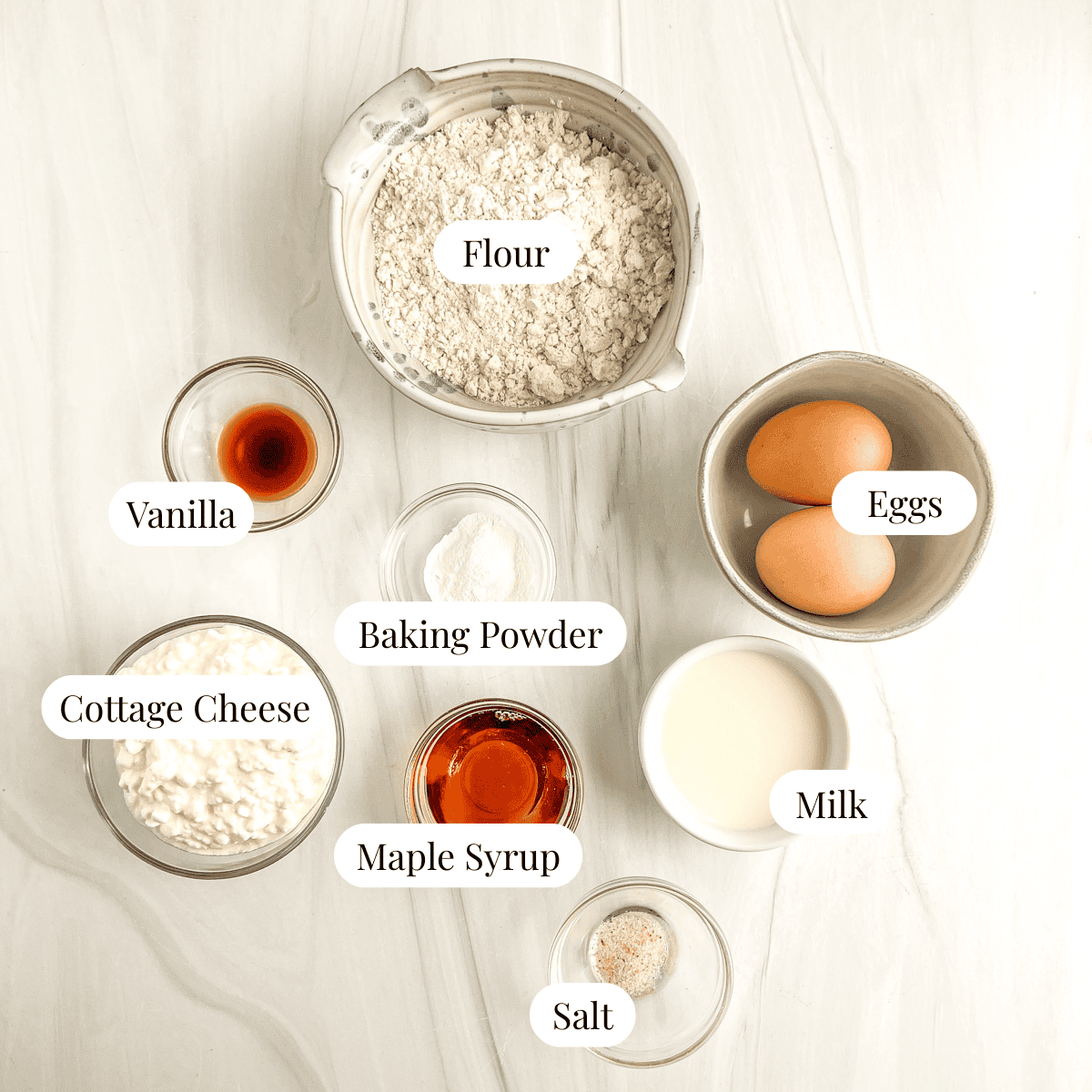 ingredients for high protein pancakes