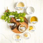 vinaigrette ingredients labeled