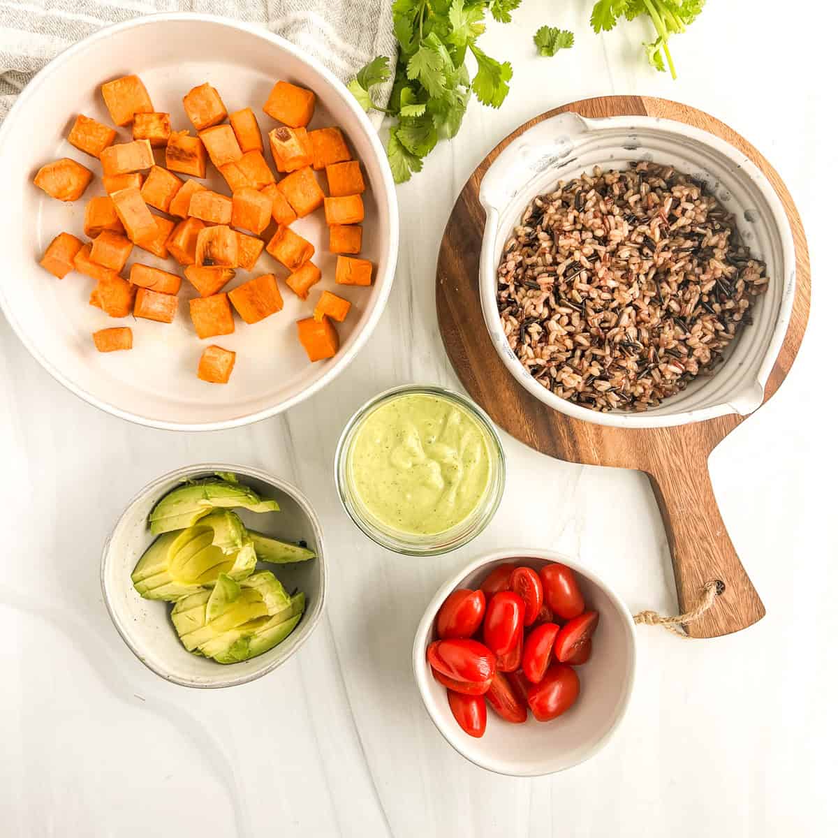 ingredients for salad