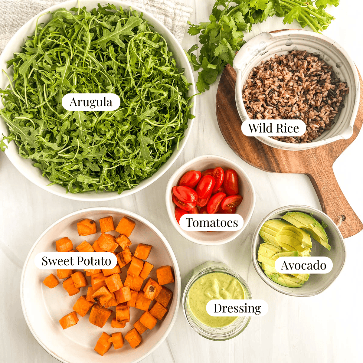 ingredients for salad