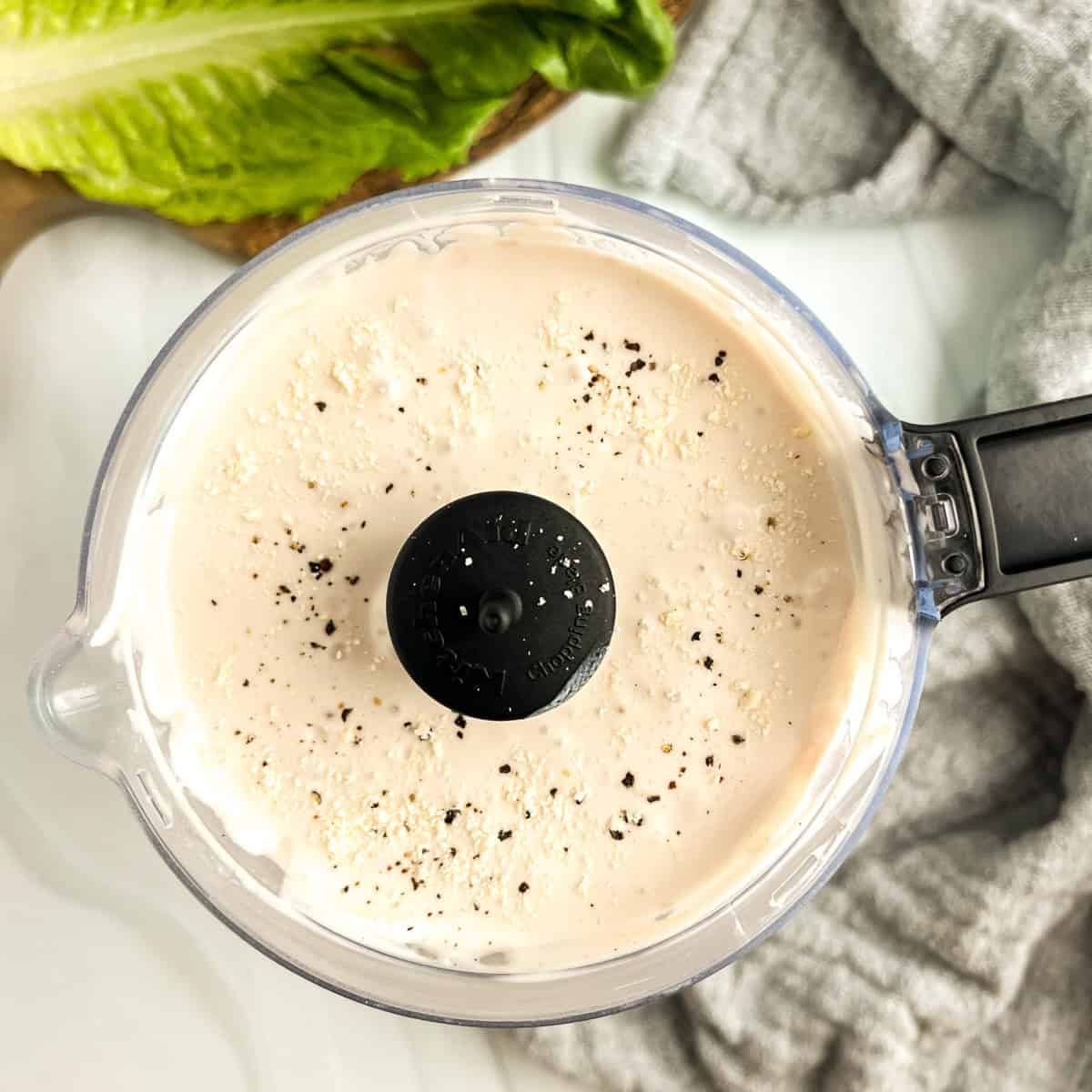 caesar dressing in cuisinart