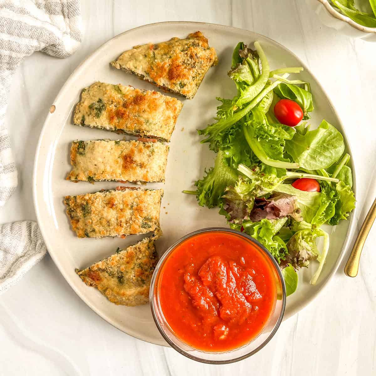 chicken calzone sliced