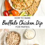 dip and ingredients for dip
